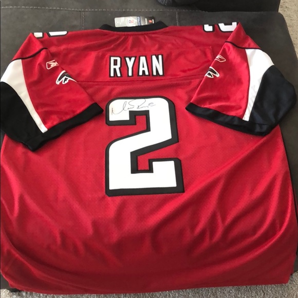 Matt Ryan signed Reebok stitched jersey. - Picture 1 of 6